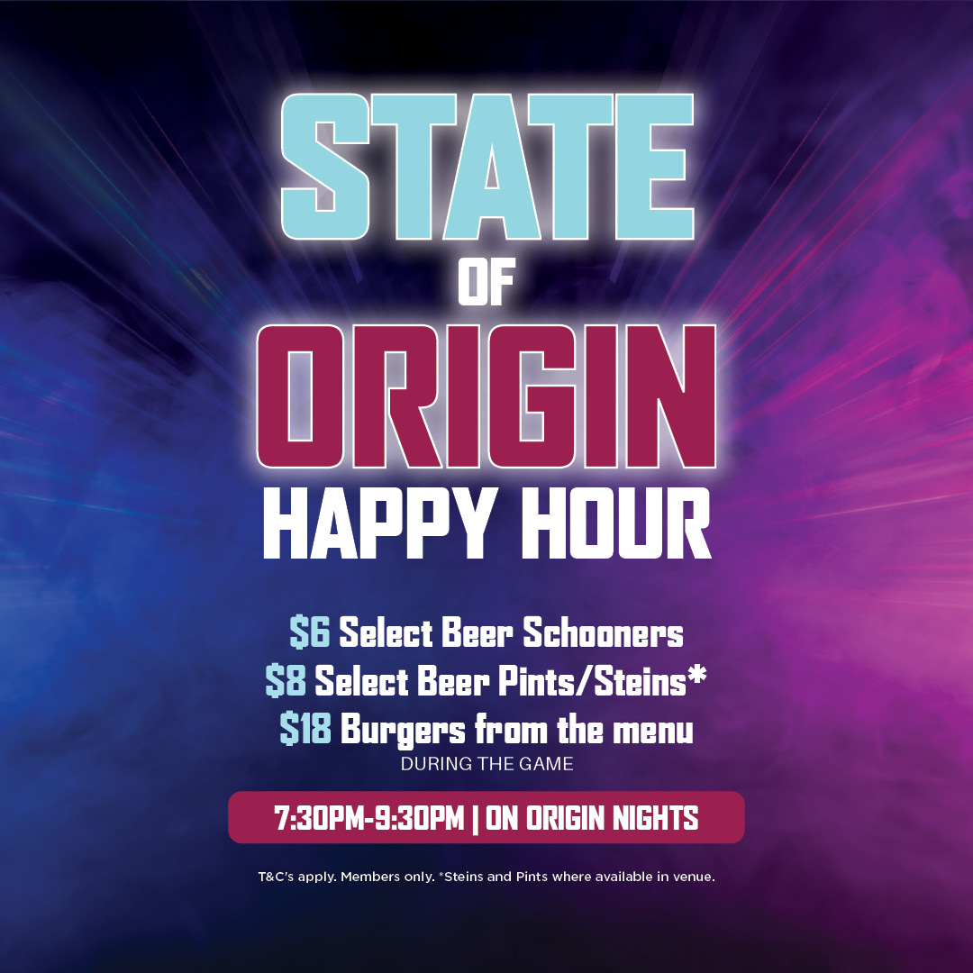 STATE OF ORIGIN @ CENTRAL SOCIAL CLUB