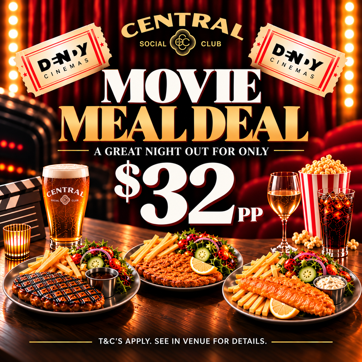 🎬 Dinner and a movie? Sorted! 🍿